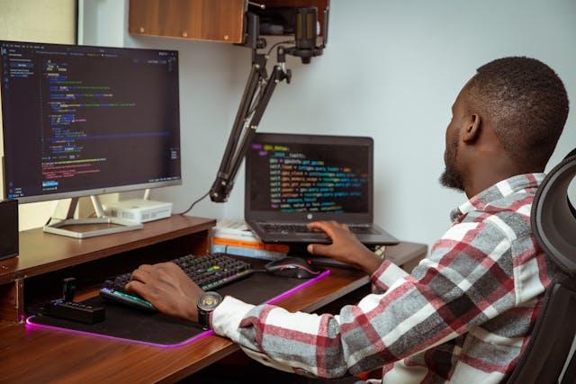 Developer at work